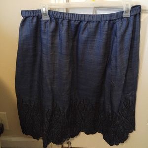 Navy Blue Skirt